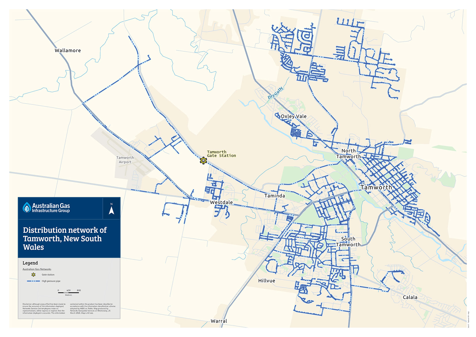 Tamworth Map