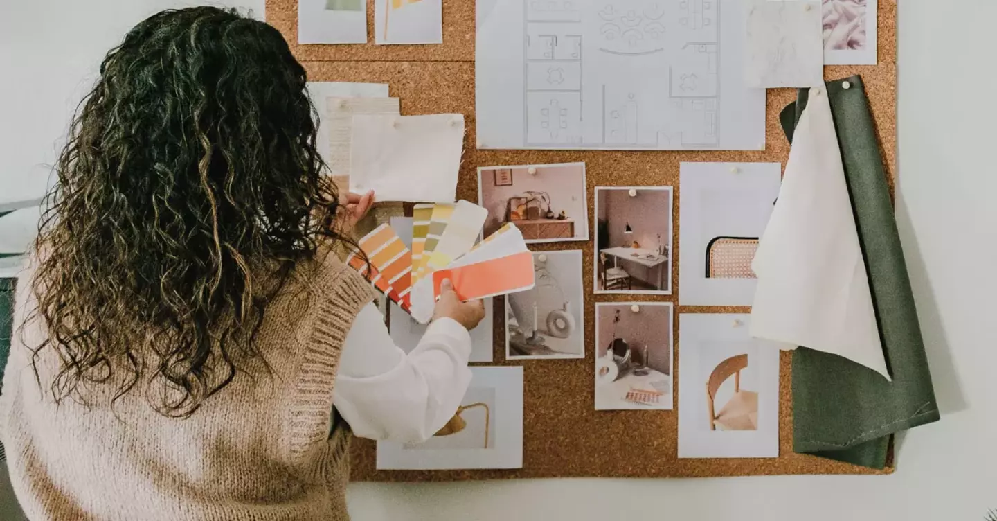 A women planning home for hot water