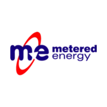Metered Energy logo promoting efficient gas and electricity metering solutions.
